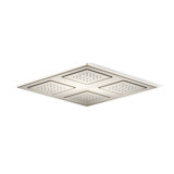WaterTile Rain Overhead Showering Panel with 4 22-Nozzle Sprayheads
