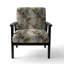 Chaise d'appoint florale Cobalt-6885418