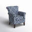 Fauteuil club à dossier fixe Abby-19192475