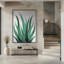 «Desert Agave Cactus», art mural texturé encadré-1480405703-1480405706