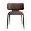 Chaise d'appoint rembourrée en cuir avec siège rembourré et siège en cuir Saddle-1474168135-1474168189
