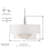 Eian 3 - Light Dimmable Drum Chandelier