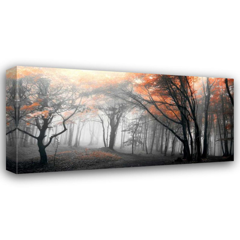 «Union Rustic PhotoINC Studio», reproduction d'art sur toile tendue: Autumn Woods, H 22 po x l 40 po