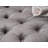 Suave 37" Wide Tufted Round Storage Ottoman, Gray