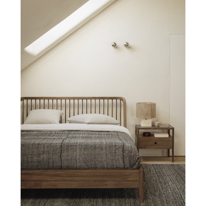 Spindle Solid Wood Spindle Bed, King