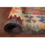 Tapis oriental réversible en laine Kilim 8 x 11