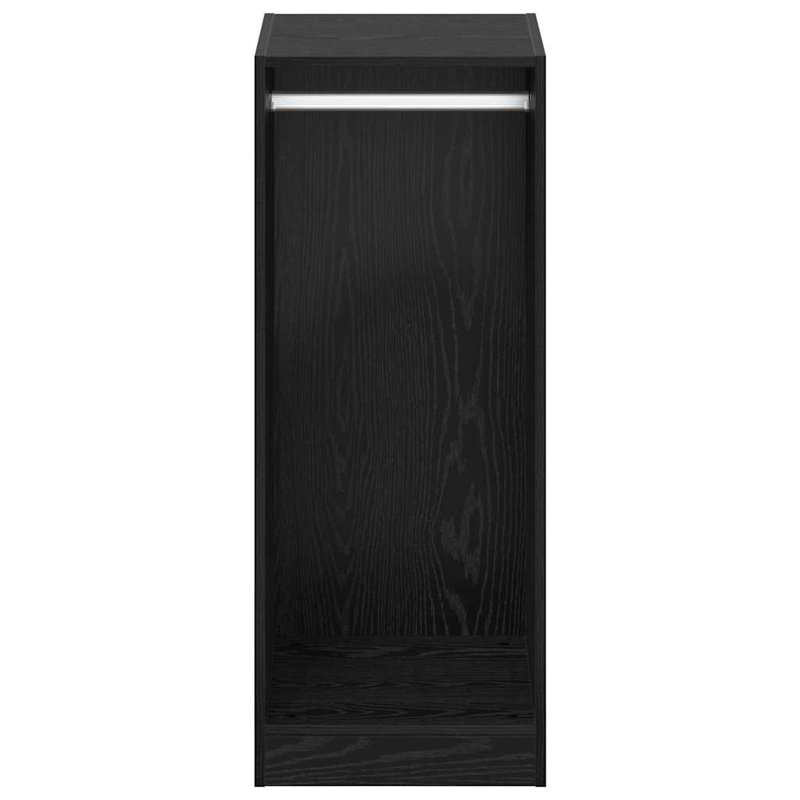 Wardrobe 48X41x102 Cm Engineered Wood, Black Oak