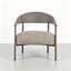 Ensemble de chaises d'appoint d'extérieur 2 pièces Modern avec table basse, structure en PP et en acier gris chaud, sièges rembourrés pour le patio, 2 chaises et 1 table