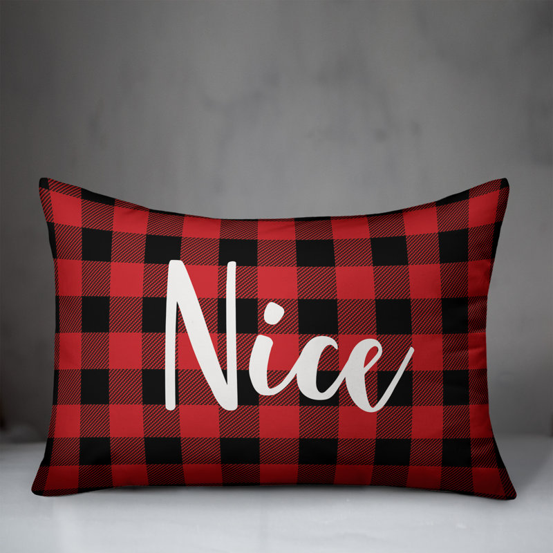  Coussin lombaire à carreaux Nice in Buffalo