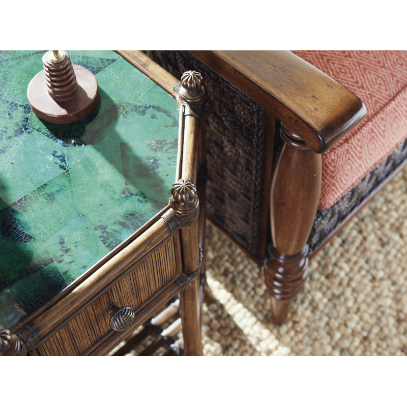 Bali Hai Flamingo Octagonal End Table