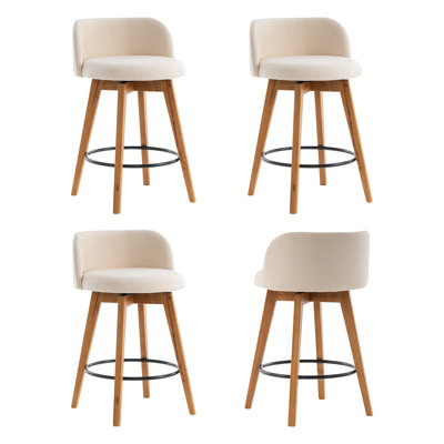 Tabourets de bar 26 po avec chenille