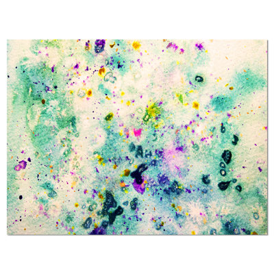 Impression abstraite sur toile de couleur abstraite