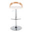 Tabouret de bar pivotant réglable et similicuir-172244195-172244196-172244205