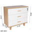 Commode 3 tiroirs Gendrutis