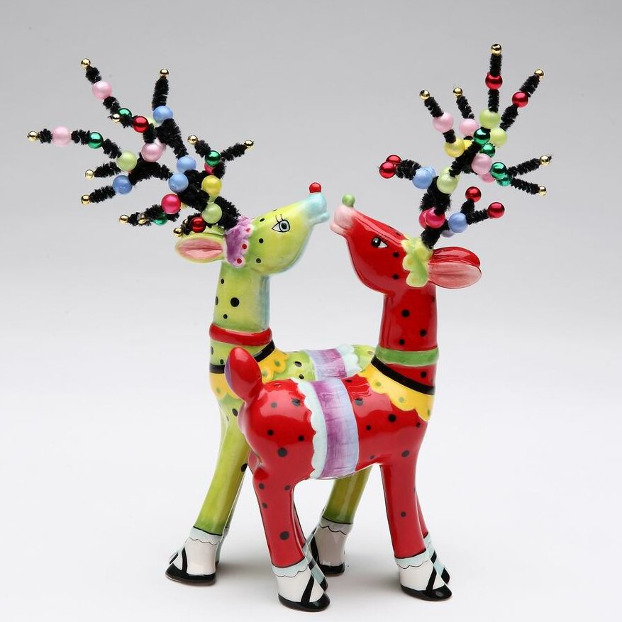 Holiday Figural Magnetic Salt & Pepper Shakers