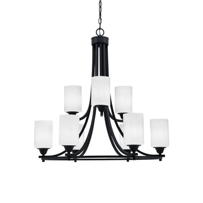 Paramount 9 Light Uplight Chandelier