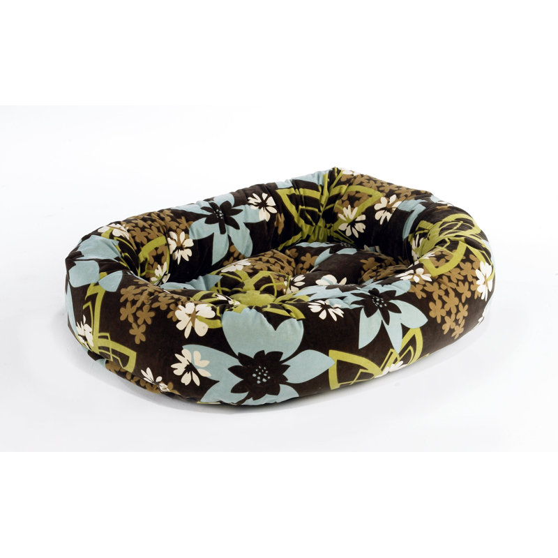 Lit pour chien impression donut, Très grand (l 55 po x P 36 po x H 9 po), Saint-Tropez