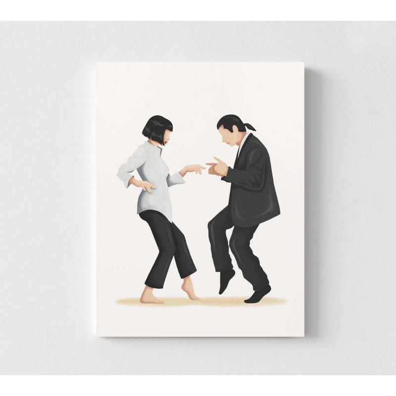 Reproduction de danse: art pop culture moderne (encadré, prêt à être suspendu), Ne s’applique pas, H 16 po x l 12 po