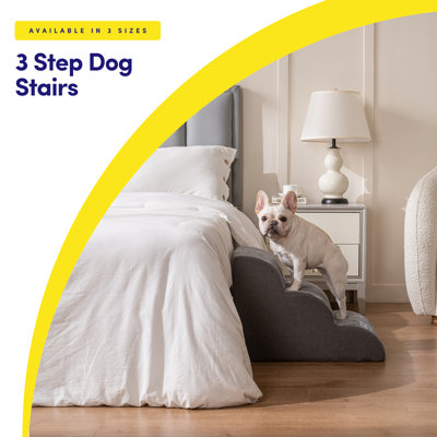 Stairs For Dogs And Cats, High-Density Foam, Non-Slip For Beds Or Couches