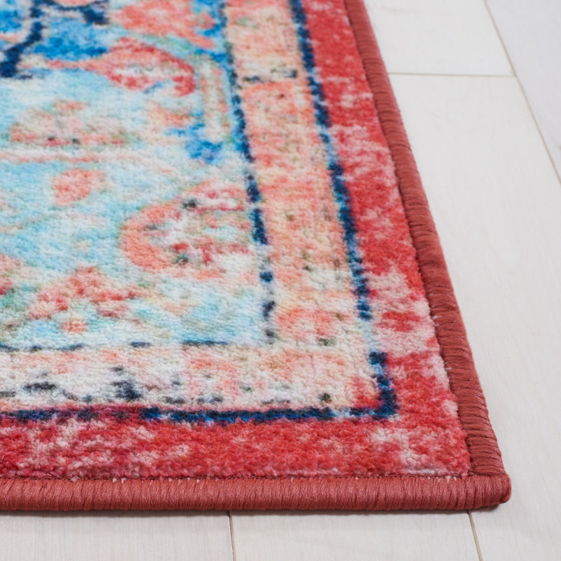Riviera Performance Machine Washable Oriental Rug, Square 6'7"