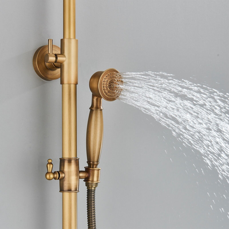 Valmy Complete Shower System with Adjustable Shower Head