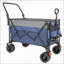 Chariot pliable multifonctionnel à roulettes avec poignée rotative, auvent, roues tout-terrain et capacité de charge de 480 lb pour une utilisation à l'extérieur-131102402-131102406