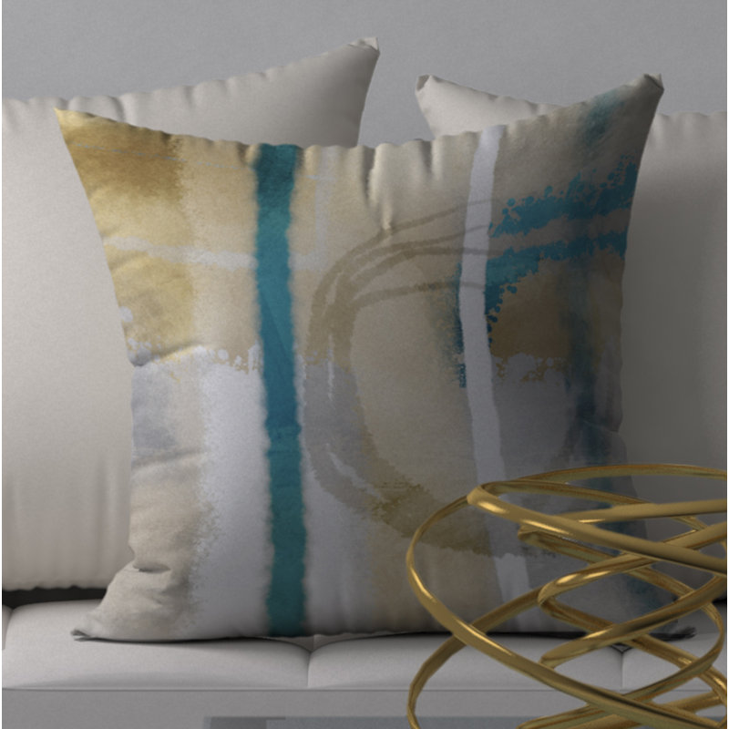 Reversible Throw Pillow, 20" x 20"