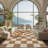 Modern Checkered Jute Area Rug - Washable, Non-Slip, Geometric Carpet for Living Room, Bedroom, Dining Room, Entryway - Indoor Outdoor, Mark Resistant -  Brown-73734355-73734363