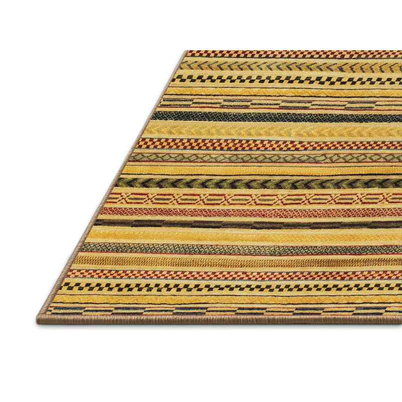 Abstract Indoor Rug, Rectangle 2' x 4'