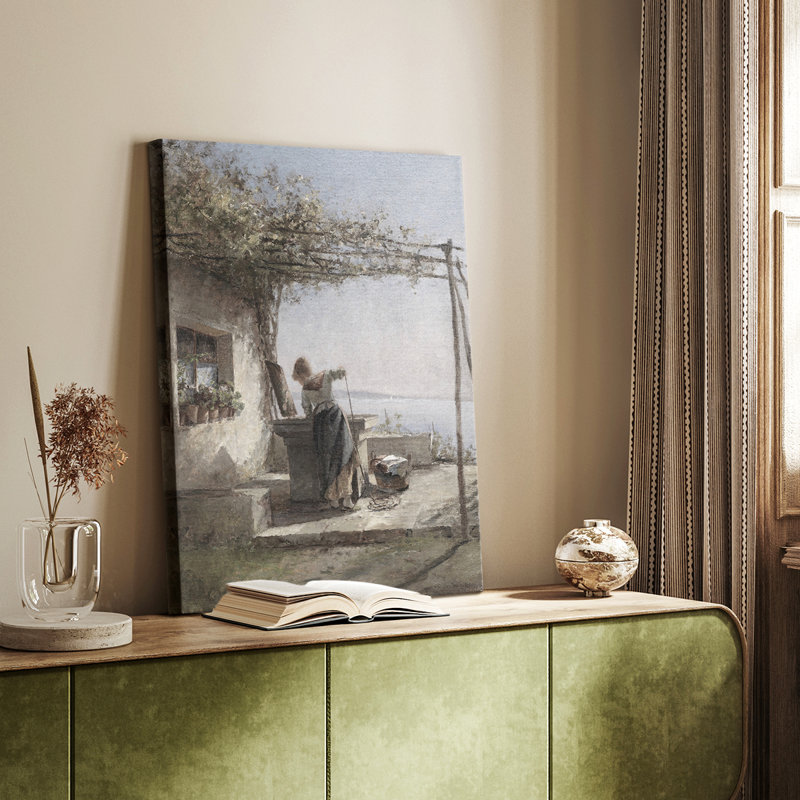 Paysage rétro Cxxxi - Galeria Cavas, H 36 po x l 24 po
