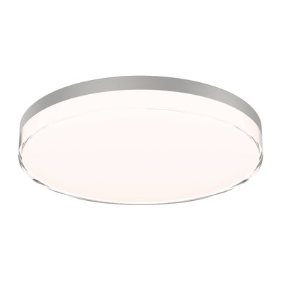 Circlet Advantage 13in LED Round Flush Mount 30W 2,400 Lumens 5-CCT Selectable 2700-3000-3500-4000-5000K in Brushed Nickel