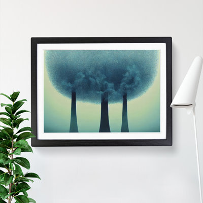 Entrancing Trees Abstract - Single Picture Frame Print