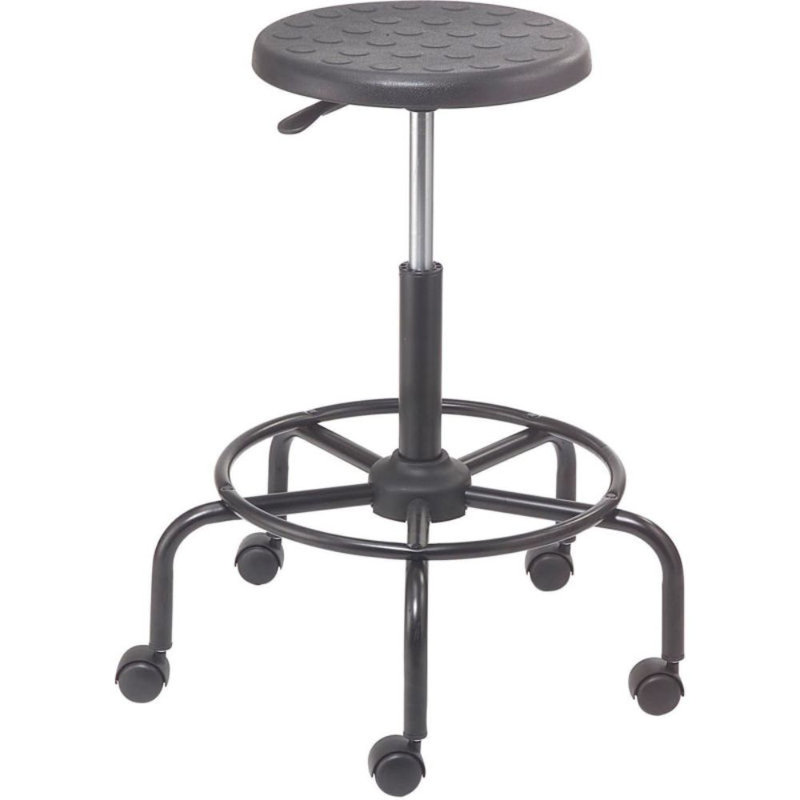 Adjustable Height Ergonomic Lab Stool Footring
