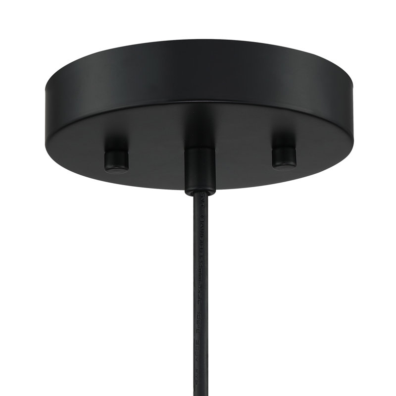 Flemister 1 - Light Matte Black Bell Pendant