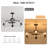 Kassee 19.68'' Black Crystal Chandelier Ceiling Fan with Light Kit and Remote