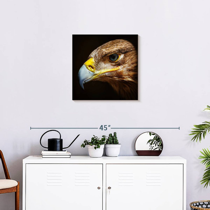 Crowle Eagle Face, 20" H x 20" W