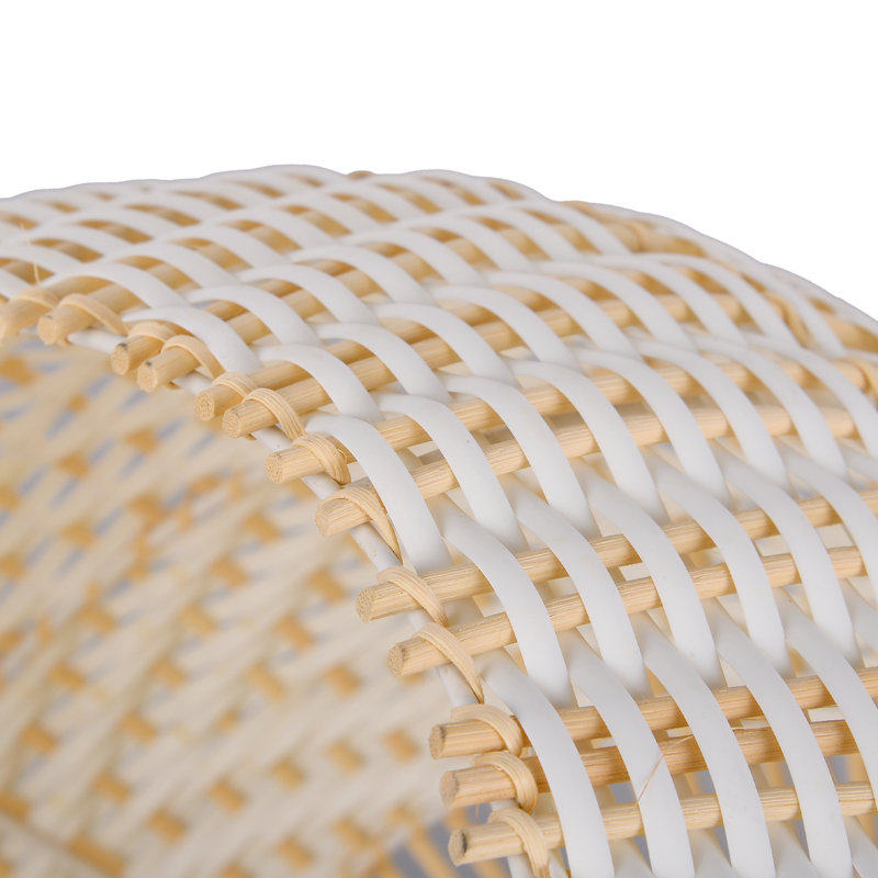 Luminaire suspendu en forme de dôme blanc à 1 lumière Aribella, H 21,65 po x l 23,62 po x P 23,62 po