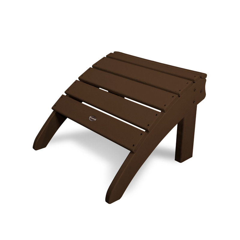Repose-pieds POLYWOOD Seashell, Acajou