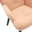 Fauteuil capitonné large de 29,87 po Kylamarie-262226515