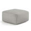 Nate - Pouf carré - Mélange gris à motifs