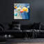 «Bleusy» par Shirley Novak, art mural en verre acrylique-505463678