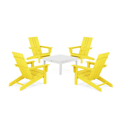 Ensemble de conversation à chaises multiples 5 pièces