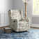 Antonanzas Floral Manual Swivel Glider Recliner