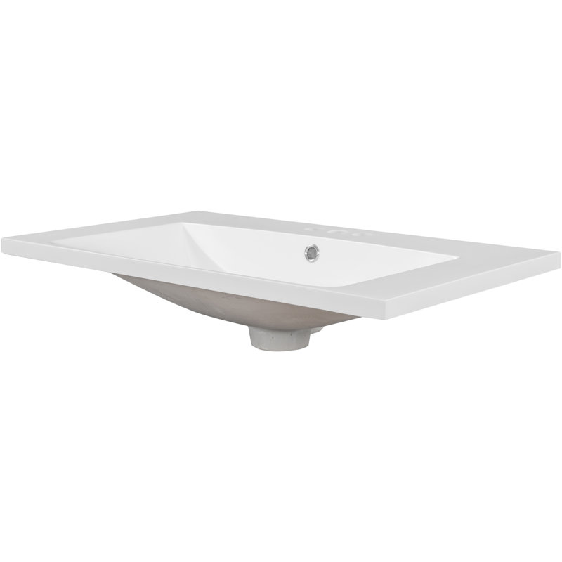 Plateau de meuble-lavabo simple 30 po