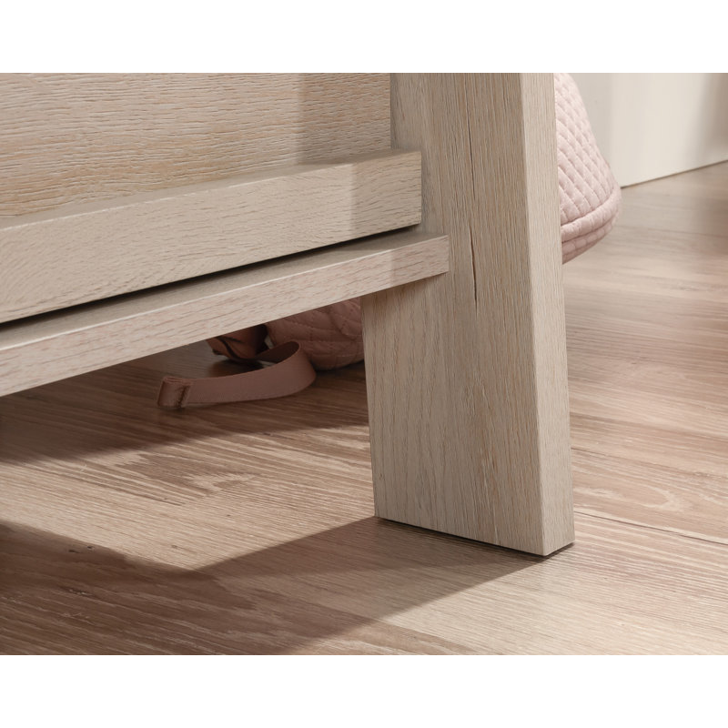 Commode 4 tiroirs Freidin, Marron blanchi