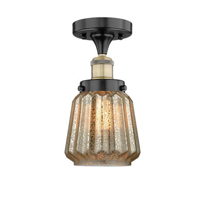 Kemmel Glass Semi Flush Mount