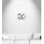 «Brush in Motion - Indigo I - Floater Frame», reproduction d'art sur toile-46823990-46823987