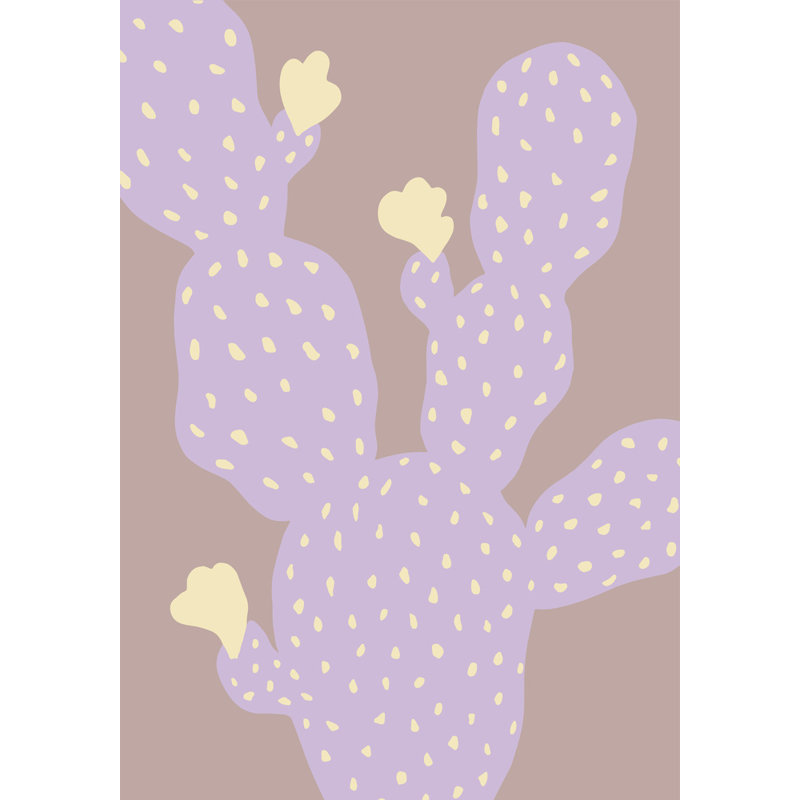 Cactus, Lilac, 91.44cm H x 60.96cm W