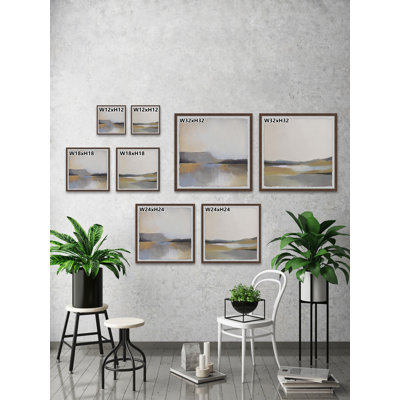 Dunes par Marmont Hill - ensemble de reproductions sur papier encadré