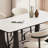 Medieval Style Solid Wood Rectangular Dining Table-110980426
